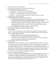 Form 734-2680 Application Form for State Highway Approach - Oregon, Page 2