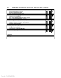 Form 734-5376 Bridge Drafter Qc Checklist for Advance Plans (95%) Plan Sheets - Oregon, Page 2