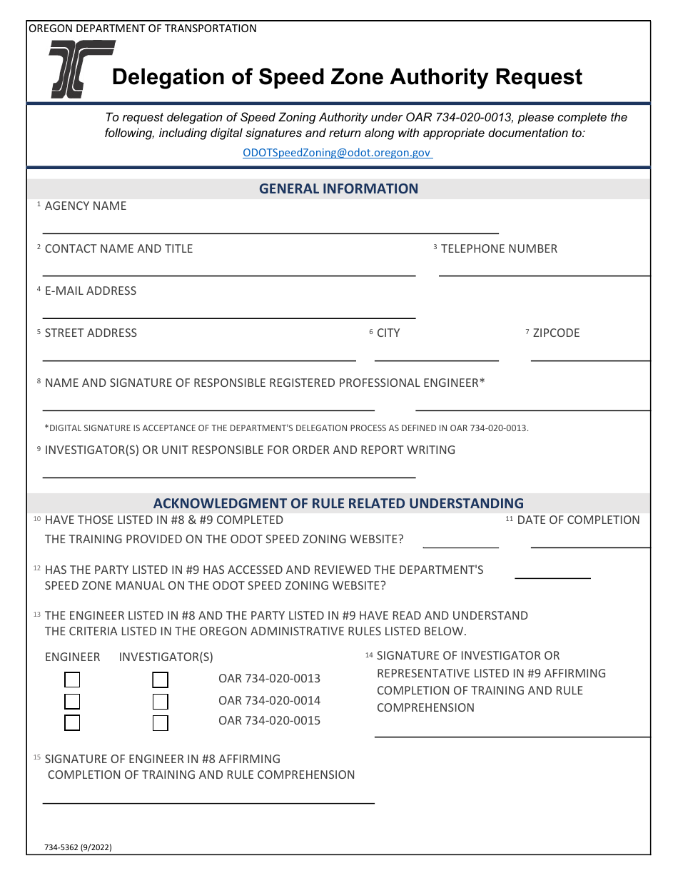 Form 7345362 Download Fillable PDF or Fill Online Delegation of Speed