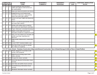 Form 734-5345 Final Plans Checklist - Oregon, Page 4