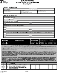 Form 734-5324 Quality Control Review &amp; Certifications Form - Final Eis/Rod - Oregon