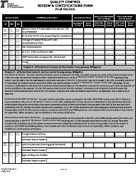 Form 734-5324 Quality Control Review &amp; Certifications Form - Final Eis/Rod - Oregon, Page 4