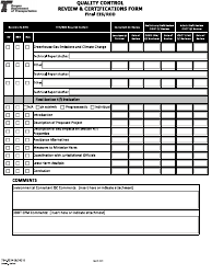 Form 734-5324 Quality Control Review &amp; Certifications Form - Final Eis/Rod - Oregon, Page 6
