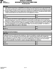 Form 734-5324 Quality Control Review &amp; Certifications Form - Final Eis/Rod - Oregon, Page 8