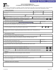 Document preview: Form 734-2689 Geo-Environmental Standard Drawing/Detail Request - Oregon