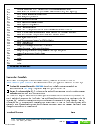 Form 734-5327 General Application - Local Agency Certification Program - Oregon, Page 8
