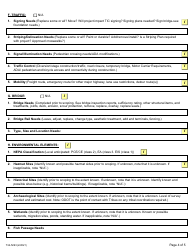 Form 734-5293 Local Public Agency (Lpa) Federal Aid Project Scoping Checklist - Oregon, Page 4