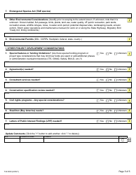 Form 734-5293 Local Public Agency (Lpa) Federal Aid Project Scoping Checklist - Oregon, Page 5