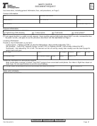 Document preview: Form 734-2766 Mapp Center Document Request - Oregon