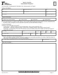 Form 734-2766 Mapp Center Document Request - Oregon