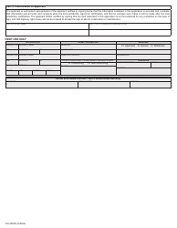 Form 734-2667N Nhs Static Permit Application - Oregon, Page 2