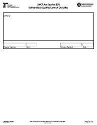 Form 734-5268 Lwcf Act Section 6(F) Deliverables Quality Control Checklist - Oregon, Page 2