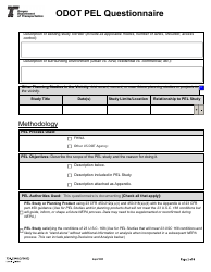 Form 734-5348 Pel Questionnaire - Oregon, Page 2