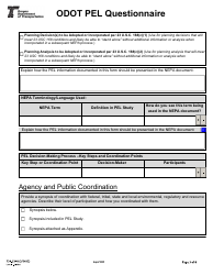 Form 734-5348 Pel Questionnaire - Oregon, Page 3