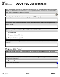 Form 734-5348 Pel Questionnaire - Oregon, Page 4