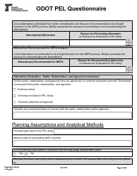 Form 734-5348 Pel Questionnaire - Oregon, Page 6