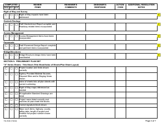 Form 734-5346 Preliminary Plans Checklist - Oregon, Page 3