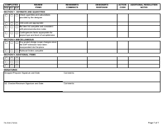 Form 734-5346 Preliminary Plans Checklist - Oregon, Page 7