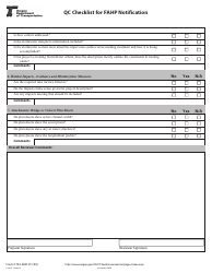 Form 734-5263 Qc Checklist for Fahp Notification - Oregon, Page 2