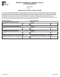 Form 734-5039 Region 4 Statement of Technical Quality - Oregon, Page 4