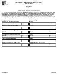 Form 734-5039 Region 4 Statement of Technical Quality - Oregon, Page 5