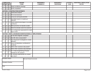 Form 734-5347 Scoping Checklist - Oregon, Page 2