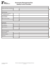 Form 734-5283 Stormwater Management Plan Quality Control Checklist - Oregon, Page 3