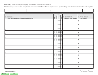 Form 734-2722X Special a&amp;e Sunconsultant Data Report - Oregon, Page 2