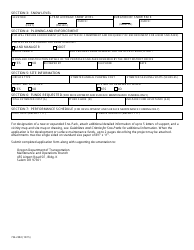 ODOT Form 734-2382 Winter Recreation Advisory Committee Sno-Park Application - Oregon, Page 2