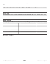 Form 734-2886 Temporary Transverse Rumble Strip Request Form - Oregon, Page 2