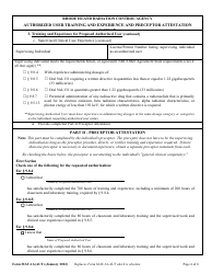 Form MAT-1A(AUT) Authorized User Training, Experience and Preceptor Attestation (For Uses Defined Under 216-ricr-40-20-9.8.1) - Rhode Island, Page 4