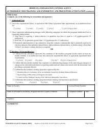 Form MAT-1A(AUT) Authorized User Training, Experience and Preceptor Attestation (For Uses Defined Under 216-ricr-40-20-9.8.1) - Rhode Island, Page 6