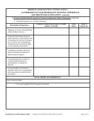 Form MAT-1A(ANP) Authorized Nuclear Pharmacist Training, Experience and Preceptor Attestation [216-ricr-40-20-9.5.12] - Rhode Island, Page 2