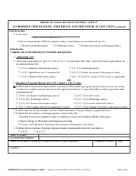 Form MAT-1A(AUS) Authorized User Training, Experience and Preceptor Attestation - Rhode Island, Page 6