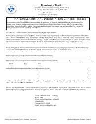 Application for Initial Registration as a Medical Marijuana Patient - Rhode Island, Page 9