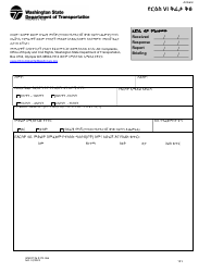 DOT Form 272-066 Title VI Complaint Form - Washington (Amharic)