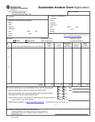 Sustainable Aviation Grant Application Form - Washington, Page 2