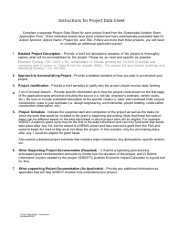 Sustainable Aviation Grant Application Form - Washington, Page 8