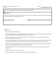 Form FOC39 Friend of the Court Case Questionnaire - Michigan, Page 5