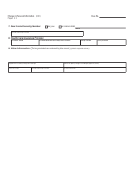 Form FOC108 Change in Personal Information - Michigan, Page 2