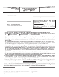 Document preview: Form FOC119 Notice to Withhold Income for Fees and Costs - Michigan