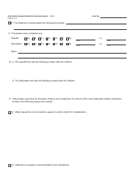 Form FOC125 Alternative Dispute Resolution Summary Report - Michigan, Page 2