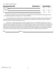 Form CM-2 Commodity Salesperson Statement - New York, Page 4