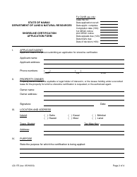 Form LD-175 Shoreline Certification Application Form - Hawaii, Page 2