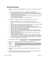 Form LD-175 Shoreline Certification Application Form - Hawaii, Page 3