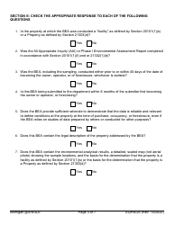 Form EQP4025 Baseline Environmental Assessment Submittal Form - Michigan, Page 4