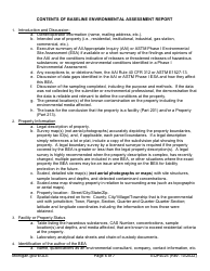 Form EQP4025 Baseline Environmental Assessment Submittal Form - Michigan, Page 6