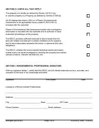 Form EQP4402 Documentation of Due Care Compliance Submittal Form - Michigan, Page 5