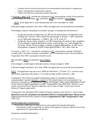 Form EQP5122A Attachment A Liquid Industrial by-Product Uniform Program Fee Worksheet - Michigan, Page 2