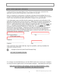 Form EQP5122R Application for Liquid Industrial by-Product Transportation - Motor Carrier Registration Renewal for the Uniform Program - Michigan, Page 2